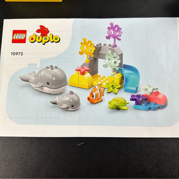 LEGO Duplo 10972 Coral Reef & Slide Pieces Only ~ Animals Not Included - Picture 2 of 8